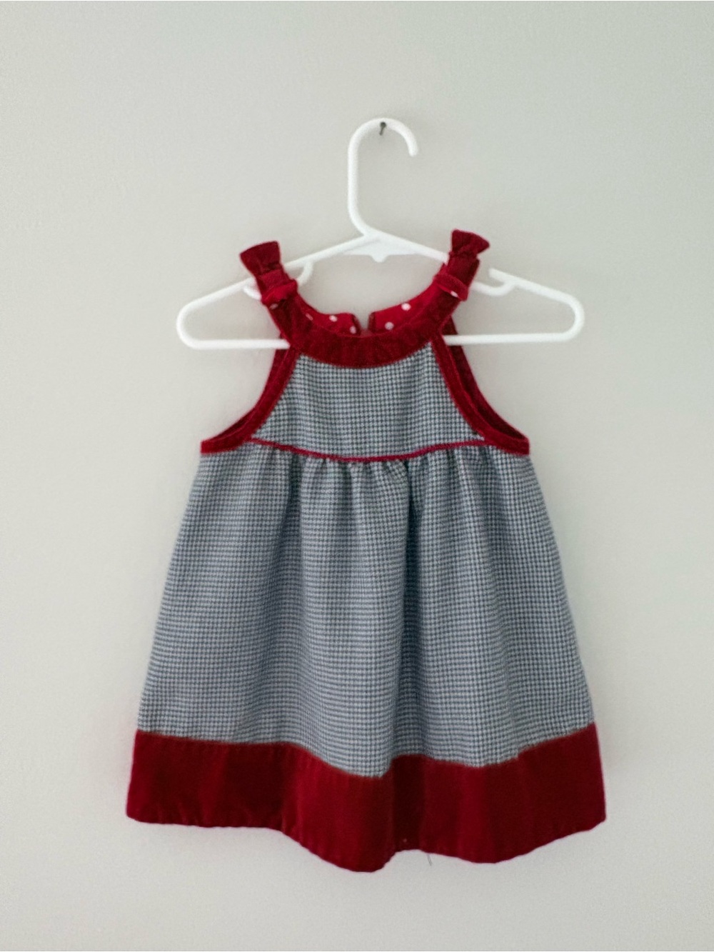 The Children's Place Red & Gray Houndstooth Sundress